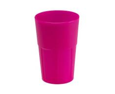 Mojito Design Cocktail Bicchieri, Plastica, Fucsia Fluo, 6 Pezzi