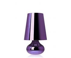 Kartell Cindy Lampada da Tavolo, Confezione da 1 Pezzo, Viola, non dimmerabile, metallo