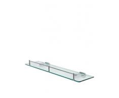 FERIDRAS Deluxe Mensola, Double Blister, Cromo, 7x16x68 cm