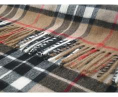 Highland Tweeds Abraham Moon & Sons - Coperta in Lana Merino, Design Scozzese