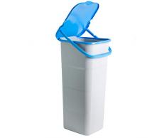 BELLI E FORTI Pattumiera, Polipropilene, Blu, Grande