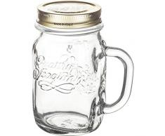 Bormioli Rocco 4 Stagioni Vaso con Manico e Capsula, 47x25x15 cm