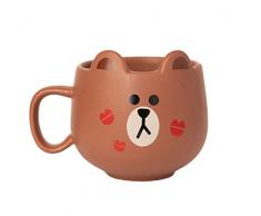 Blue Print Tazza da Colazione, Multicolore, 9,5x8