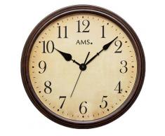 AMS Orologio da Parete, Marrone