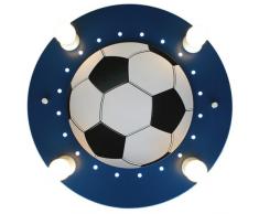 Elobra, Lampada da soffitto a forma di pallone da calcio, A, E14