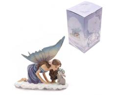 Puckator Lisa Parker FYP116 - Soprammobile a Forma di Fatina dellInverno con Animali della Foresta, Dimensioni 8 x 16 x 14 cm