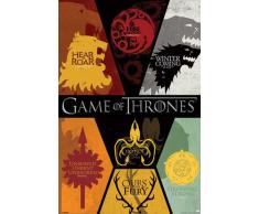 Game of Thrones - Sigils - Fantasy Film Movie Poster - GrÃ¶sse 61x91,5 cm