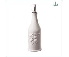 la Porcellana Menage, oliera cilindrica, Colore: Bianco