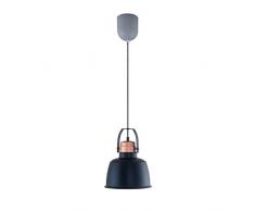 Homemania Lampada A Sospensione Bex Colore Nero in Metallo-Per Salotto, Soggiorno, Cucina, Camera, Ufficio E27, 40 W, Taglia unica