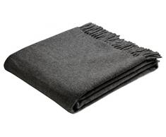 biederlack Britta Coperta, Lana, Grigio, A Una Piazza E Mezza, 120 x 180 cm