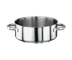PADERNO 11009-28 Casseruola Bassa, Due Maniglie, in Acciaio Inox, 28 cm