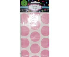 amscan Candy Buffet Polka Dots 10 Trattare Borse, Rosa Chiaro