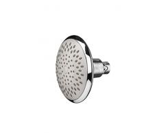 Croydex, soffione Doccia Rotondo Argento, Piccolo