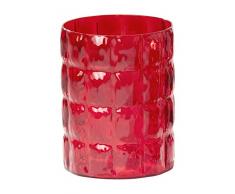 Kartell 1225MR - Vaso Matelassé, Colore: Rosso