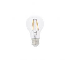 Faro Barcelona 17420-Lampadina LED E27, Lampadina inclusa, LED, 4 W, vetro, colore: alluminio