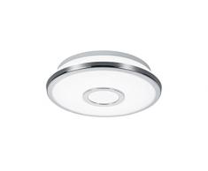 Trio Leuchten Lampada da soffitto Integriert, 12 W, Chrom, 21,00 x 21,00 x 5,00 cm