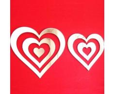 Specchio a Forma di Cuore, 35 cm x 32 cm.