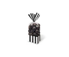 Amscan Candy Buffet strisce Party Bags, Nero