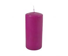 HOMEA 6bpc001fi Candela Profumata cilindrico paraffina Viola 6,5Â x 6,5Â x 15Â cm