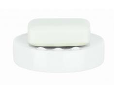 Spirella Porta saponetta in ceramica Tube, colore: Bianco