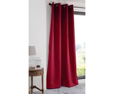 Lovely Casa r61840014Â Notte Tenda Oscurante Poliestere Rosso 250Â x 135Â cm
