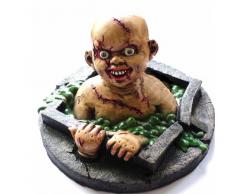 Zoelibat, Decorazione per Party di Halloween, Motivo: Bambino Mostro, Diametro: Circa 47, 5 x 25 cm, Marrone (Braun)