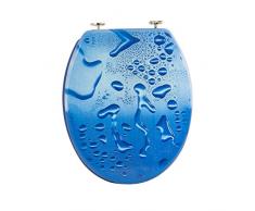 FRANDIS 190155 - Copriwater, 38,5 x 46 x 6 cm, Motivo: Goccia dAcqua