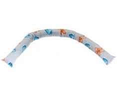 Mongardi 6044C99 Paraspiffero per porte e finestre, Paravento sottoporta isolante contro il freddo, Colori assortiti, 120 cm