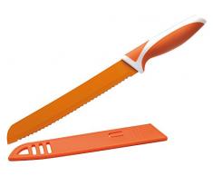 Eliplast Linea Cucina Coltello per Pane, Acciaio Inossidabile, Arancio, 32.5x2x3.5 cm
