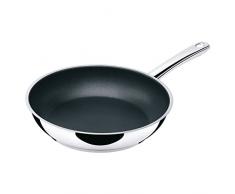 Silit 2624601601 Secura Padella Antiaderente in Acciaio Inox, 24 cm