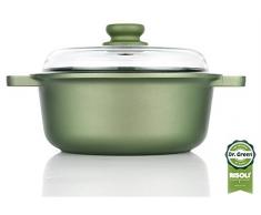 Casseruola antiaderente con coperchio in vetro Dr Green, diametro 200 mm