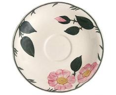 Villeroy & Boch 10-1222-1400 Wildrose Piattino Tazza Espresso, 13 cm, 6 UnitÃ 
