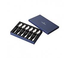 Villeroy & Boch Oscar Set di Cucchiaini da Espresso, 6 Pezzi, Acciaio