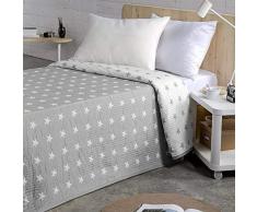 Vialman – Trapunta Sofia 10, colore grigio, C.20 CAMA 105 cm: 200x270 cm grigio