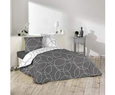 Douceur dIntÃ©rieur - Parure con Copripiumino in Poliestere, Multicolore, Poliestere, Multicolore, 240 x 220 cm