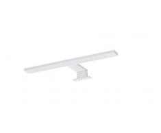 Tiger Ancis Lampada per specchiera LED, Alluminio, Acrilico, Vinile, Bianco, 40 x 3,9 x 11 cm