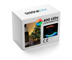 SnowEra Catena Luminosa con 400 Luci LED Multicolore