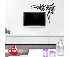 Adesiviamo Wall0000535 R M Adesivo da Parete, PVC, Rosso, 48 x 40 cm
