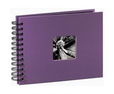 Hama Fine Art Album Fotografico a Spirale, 50 Pagine, 24 x 17 cm, colore lilla