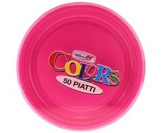 Piatti Dessert X 50 Fucsia