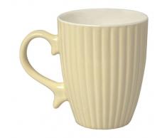 Excelsa Parisienne Mug 325 ml, Porcellana, Crema, 8.3000000000000007x8.3000000000000007x10.199999999999999 cm