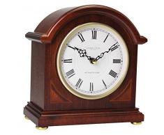 London Clock Break Arco Camino Orologio, Mogano, 20.5 x 20 x 10.5cm