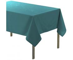 Douceur DIntérieur - 1721461, Tovaglia Rettangolare , 140 X 300 Cm , Essentiel , Poliestere Unito , Blu