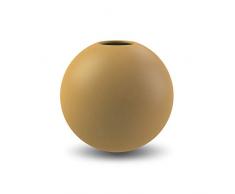 Cooee Design Ball Vase Vaso, Ceramica, ocra, 20 cm