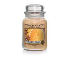 Yankee Candle Candela in Vasetto, Vetro, Orange, Medium
