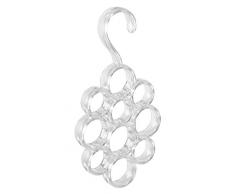 InterDesign Asta Clarity Portasciarpe, Plastica, Trasparente, 2.24x13.97x31.75 cm