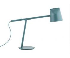 Normann Copenhagen Momento - Lampada da tavolo in acciaio, colore: verde petrolio, 44 x 51 16,5 cm