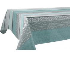 Le linge de Jules Tovaglia Antimacchia Leon Blu - Rettangolare 150x350 cm