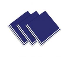 Soleil docre Gatto Tovagliolo, Cotone, Blu, 45 x 45 cm