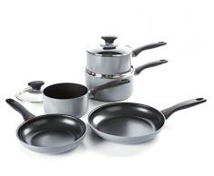 OXO Softworks Set di pentole antiaderenti, Nero, Pezzi